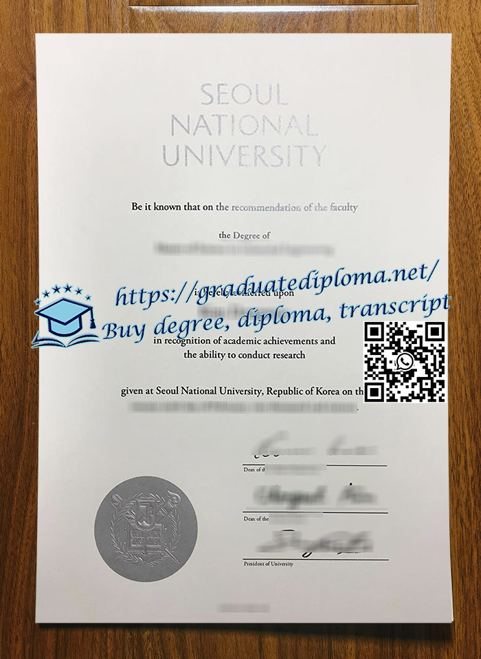 Seoul National University degree