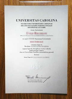 Universitas Carolina diploma