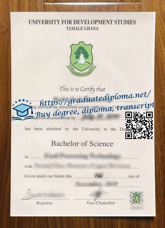 University for Development Studies degree