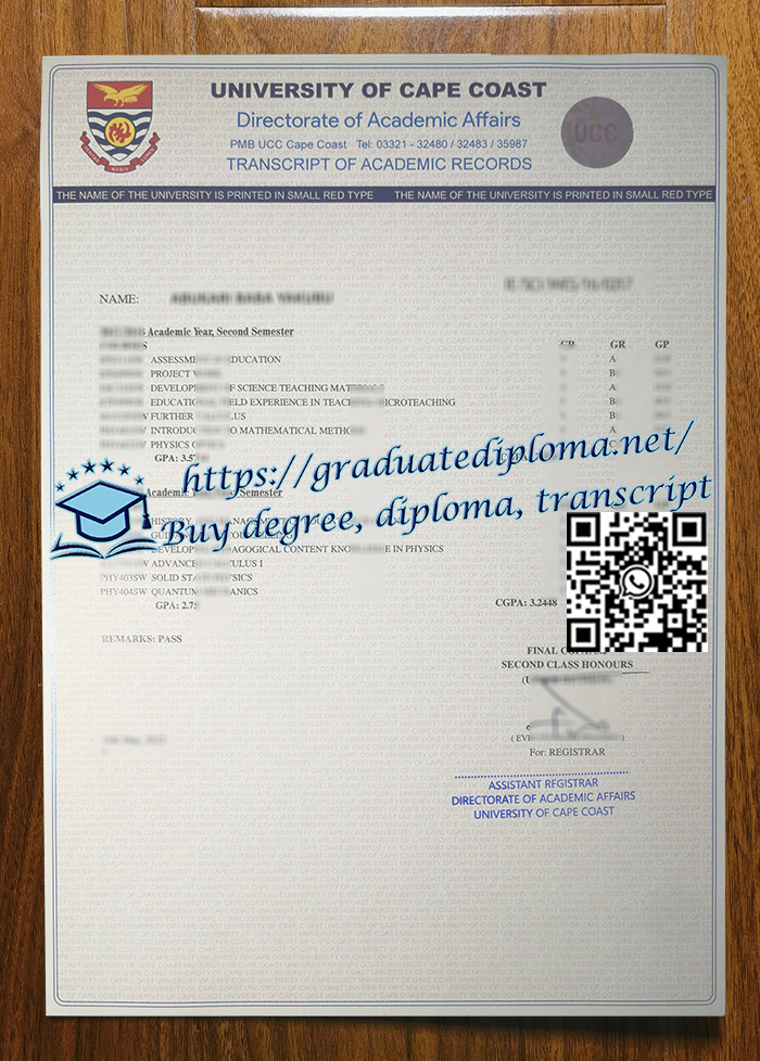 University-of-Cape-Coast-transcript