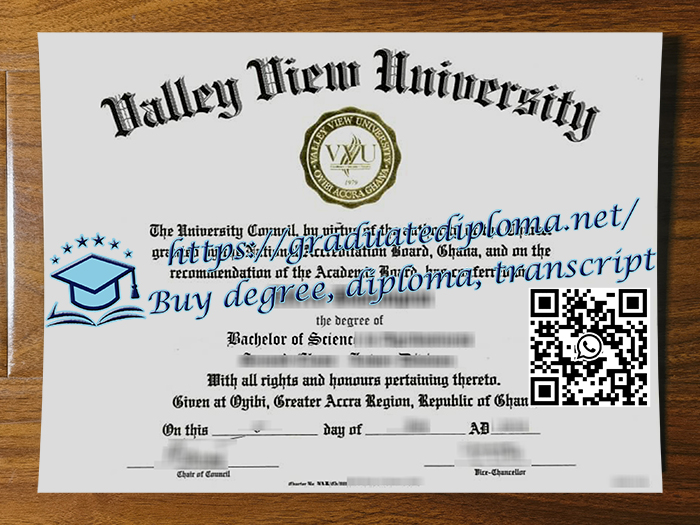 Valley View University degree
