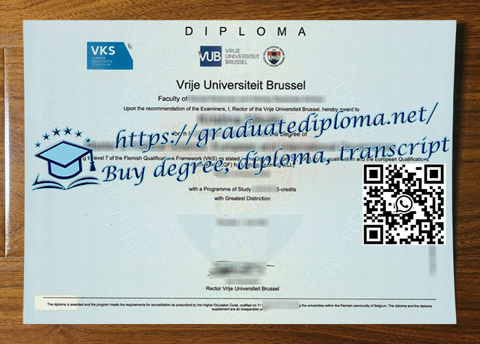 Vrije Universiteit Brussel degree
