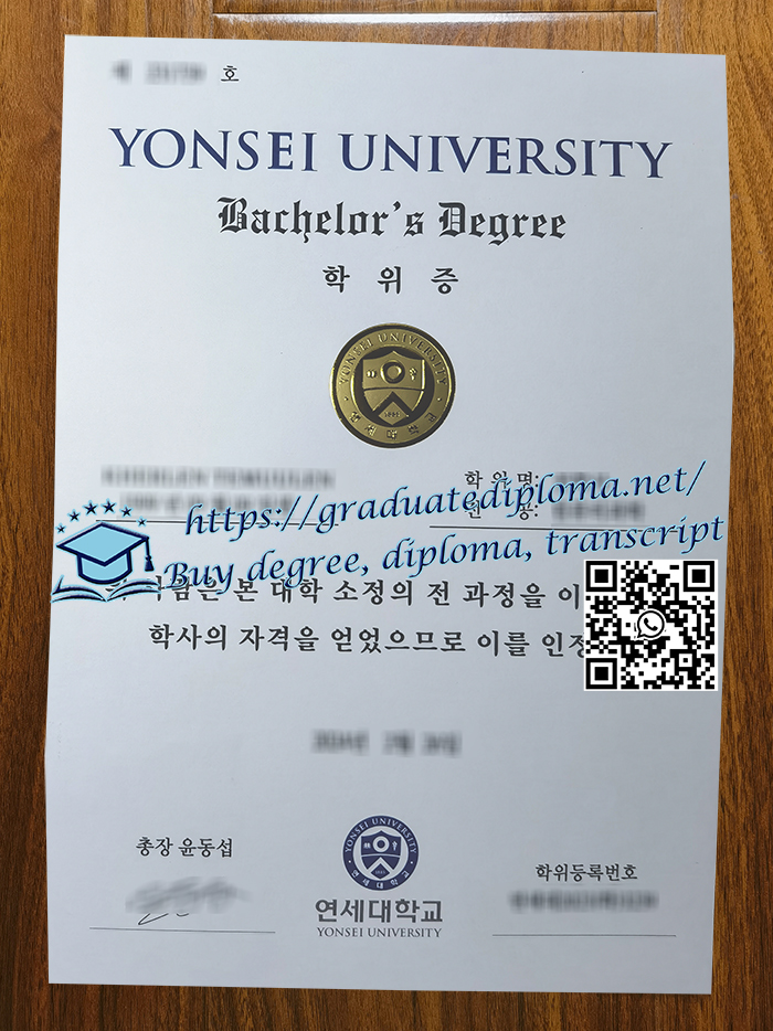 Yonsei University degree