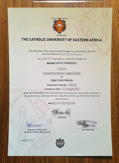 Catholic University of Eastern Africa diploma