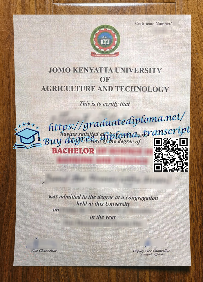 Jomo Kenyatta University of Agriculture and Technology degree