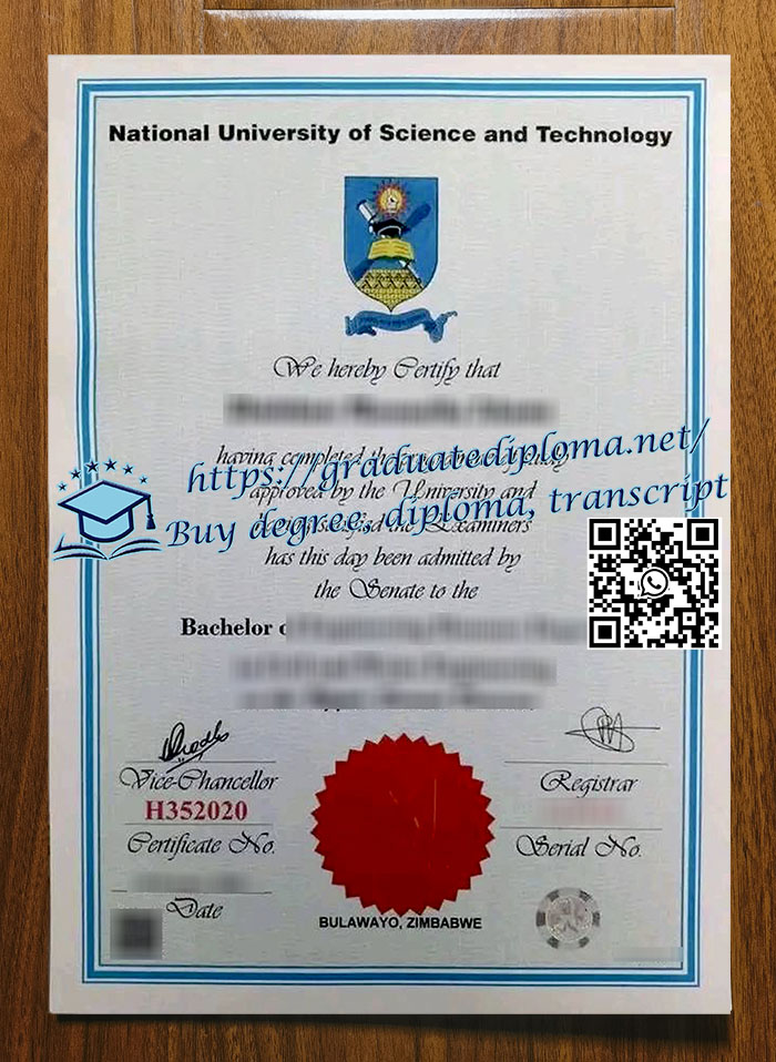 National University of Science and Technology degree