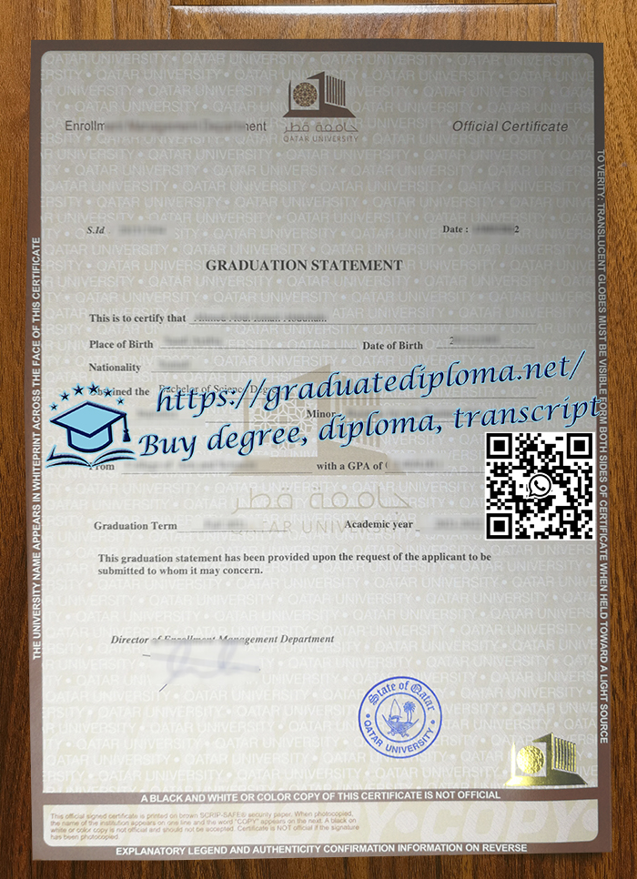 Qatar university degree