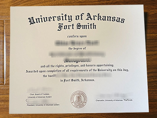 University of Arkansas Fort Smith diploma