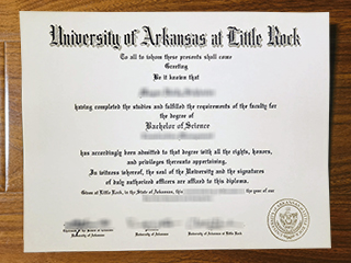 University of Arkansas at Little Rock diploma