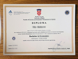 University of Rijeka diploma