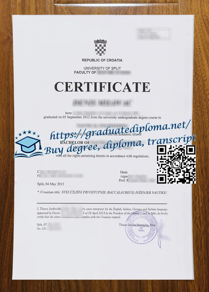 University-of-Split-degree
