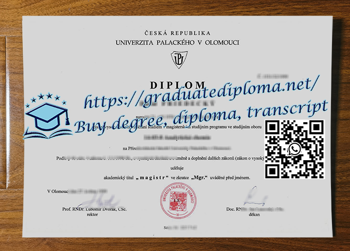 Univerzita Palackého v Olomouci degree