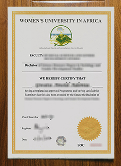 Women's University in Africa diploma