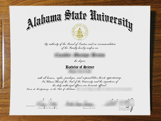 Alabama State University diploma