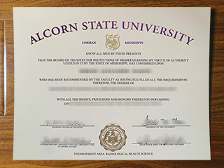 Alcorn State University diploma