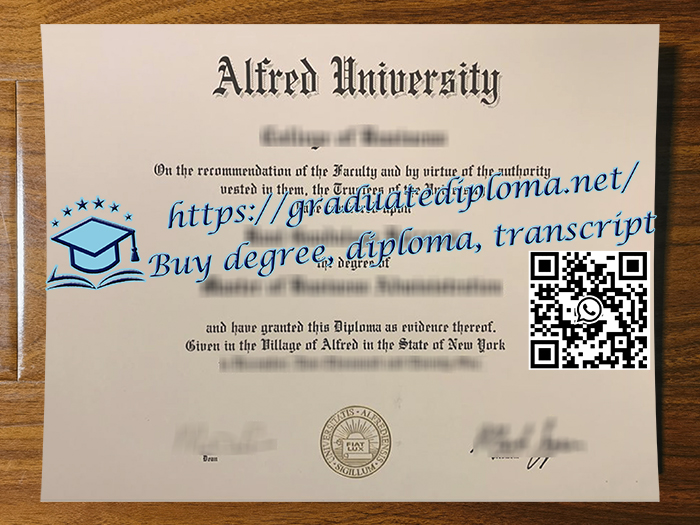 Alfred University degree