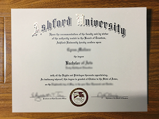 Ashford University diploma