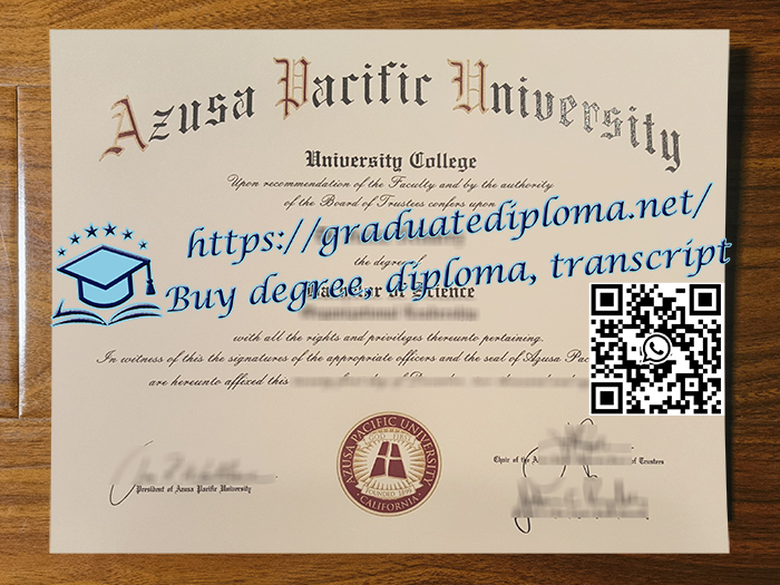 Azusa Pacific University degree