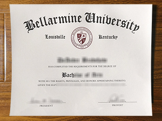 Bellarmine University diploma