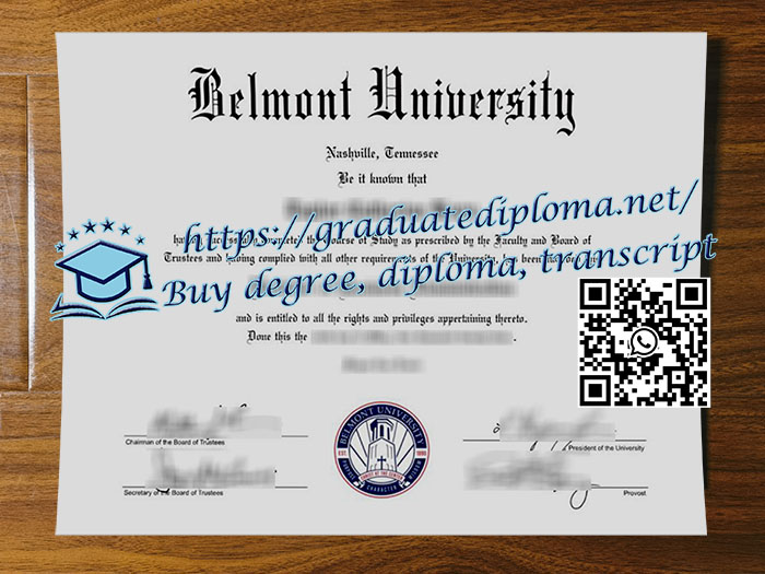 Belmont University degree