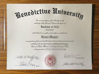 Benedictine University diploma