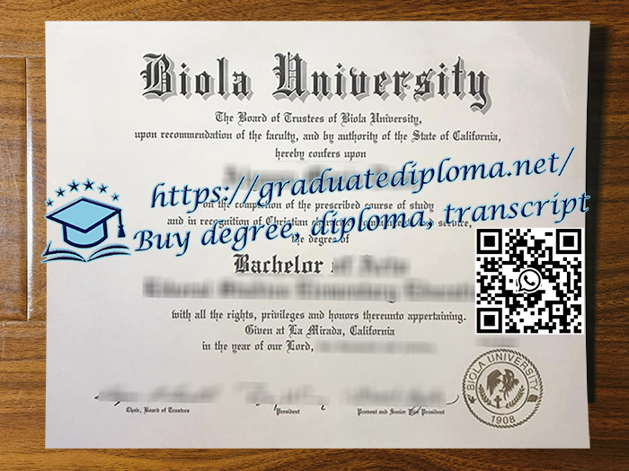 Biola University degree