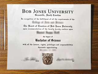 Bob Jones University degree
