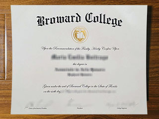 Broward College diploma