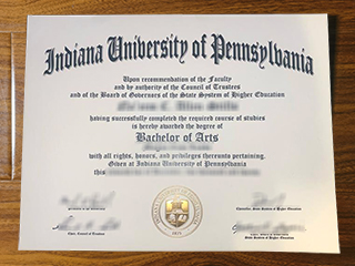 Indiana University of Pennsylvania diploma
