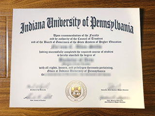 Indiana University of Pennsylvania diploma