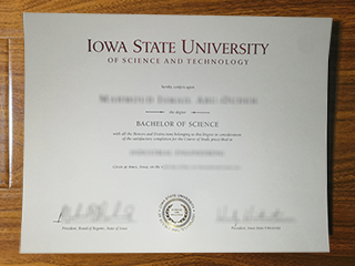 Iowa State University diploma