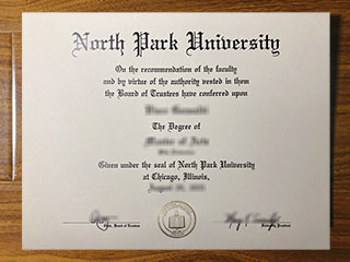 North Park University diploma