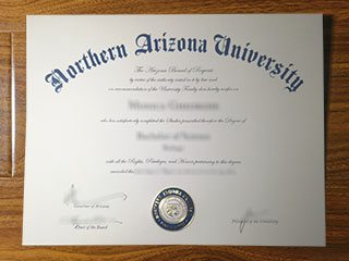 Northern Arizona University diploma
