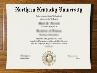 Northern Kentucky University diploma