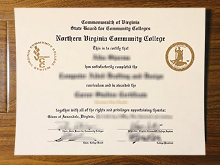 Northern Virginia Community College diploma