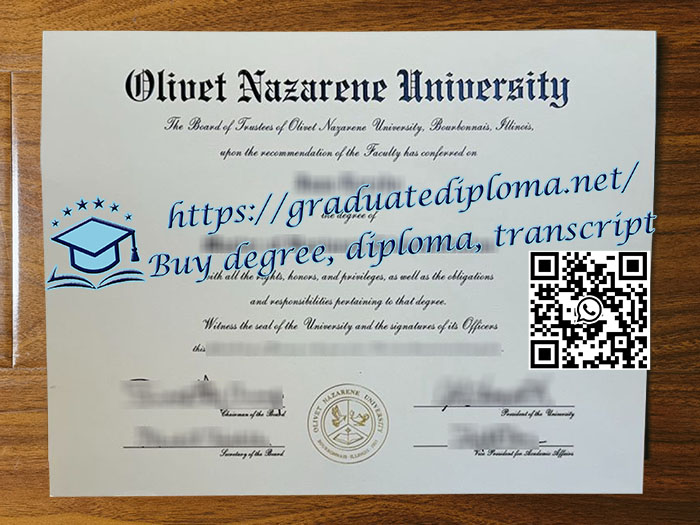 Olivet Nazarene University degree