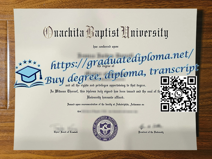 Ouachita Baptist University degree