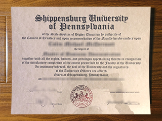 Shippensburg University diploma