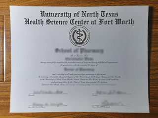 UNT Health Fort Worth diploma