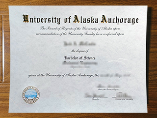 University of Alaska Anchorage diploma