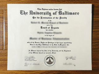 University of Baltimore diploma