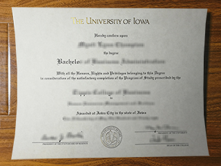 University of Iowa diploma