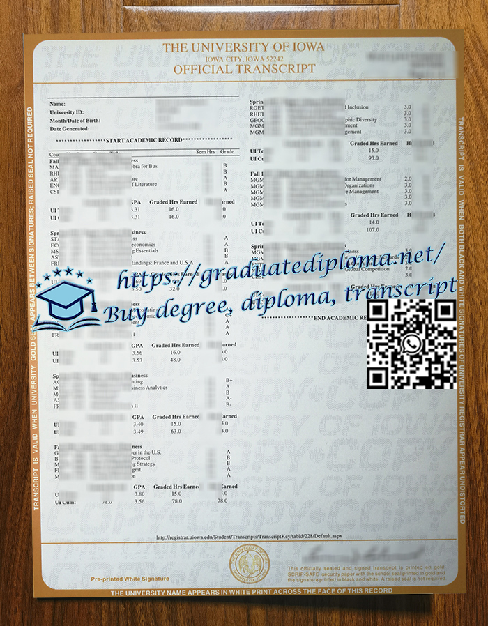 University-of-Iowa-transcript
