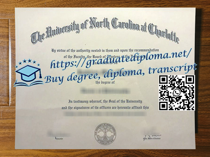 University of North Carolina at Charlotte degree