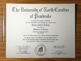 University of North Carolina at Pembroke diploma