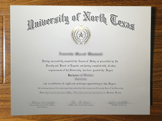 University of North Texas diploma