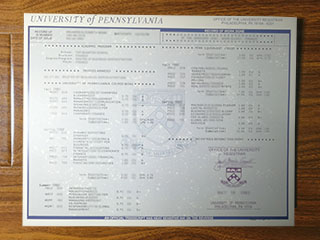 University of Pennsylvania transcript
