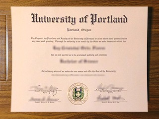 University of Portland diploma
