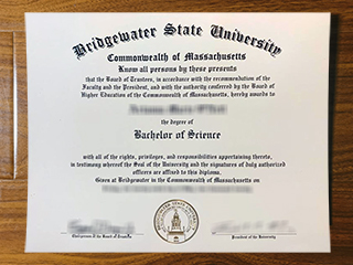 Bridgewater State University diploma