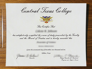 Central Texas College diploma